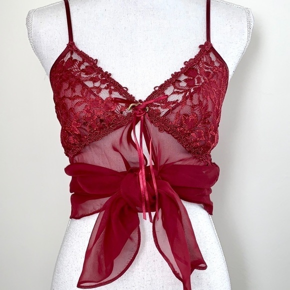 Vintage Cinema Etoile Chiffon Flyaway Babydoll - Picture 2 of 6